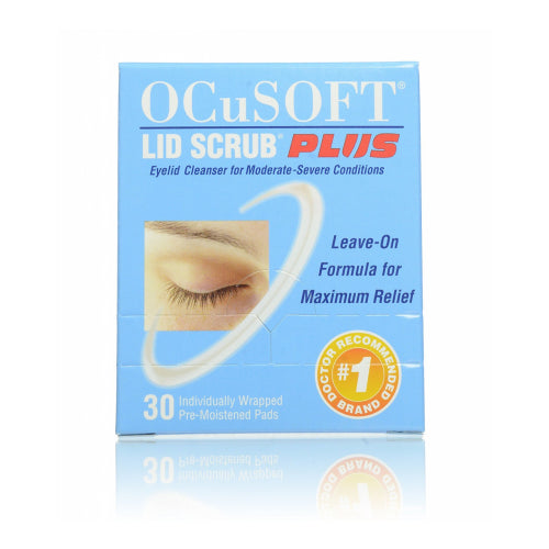 OCuSOFT Lid Scrub Plus Eyelid Cleanser Pads 30 EA