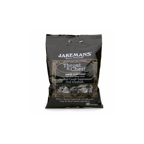 Jakemans Anise Throat & Chest  30 count Lozenge Bag