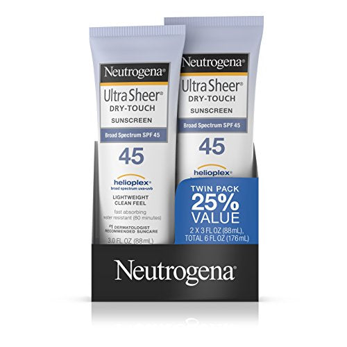 Neutrogena Ultra Sheer Dry-Touch Sunblock SPF 45 3 OZ