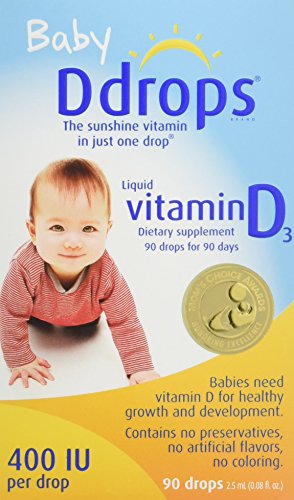 Ddrops Baby Liquid Vitamin D3 400 IU 2.5 ML