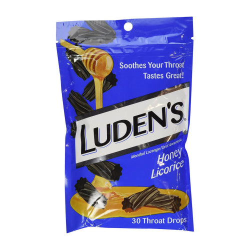 Luden's Honey Licorice Cough Drops, 30 ct