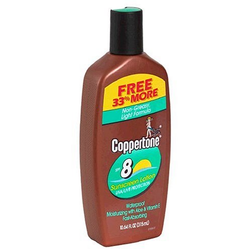 Coppertone Sunscreen Lotion SPF 8, 8 oz