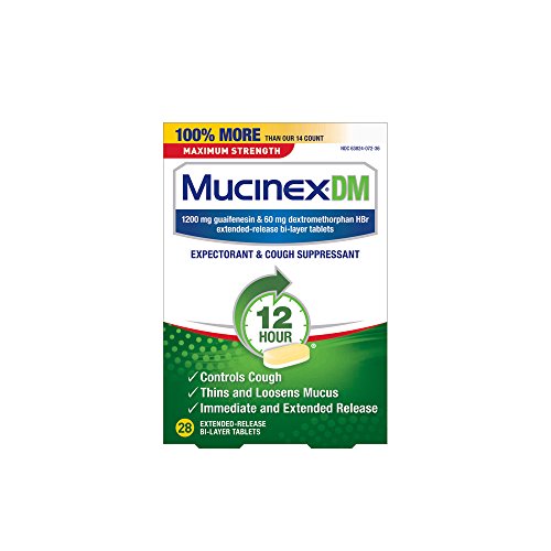 Mucinex DM Expectorant & Cough Suppressant Extended-Release Tablets Ma ...