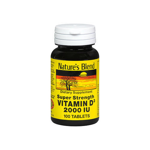 Nature's Blend Vitamin D3 2000 IU 100 Tablets