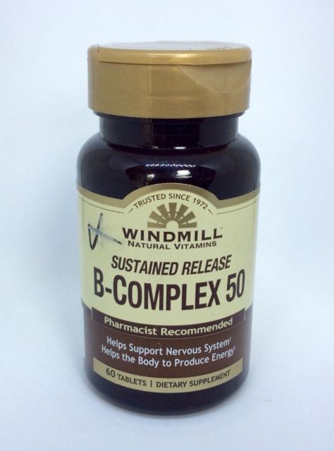 Windmill B-Complex Sustained Release Tabs 60'S Windmill