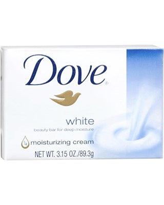 White Moisturizing Cream Beauty Bar for Unisex By Dove, 3.15 Ounce